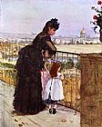 On the Balcony by Berthe Morisot